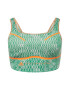 ADIDAS BY STELLA MCCARTNEY Sport top 'Truepurpose Printed ' verde / portocaliu / alb - Pled.ro