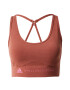 ADIDAS BY STELLA MCCARTNEY Sutien sport 'Truestrength Medium-Support' roz / roșu ruginiu - Pled.ro