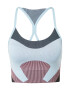 ADIDAS BY STELLA MCCARTNEY Sutien sport 'True Strength' albastru deschis / roșu bordeaux / negru - Pled.ro