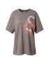 ADIDAS BY STELLA MCCARTNEY Tricou funcțional gri taupe / portocaliu / negru / alb - Pled.ro