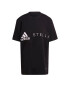 ADIDAS BY STELLA MCCARTNEY Tricou funcțional 'Logo' negru / alb - Pled.ro