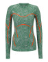 ADIDAS BY STELLA MCCARTNEY Tricou funcțional 'Truepurpose Printed' verde / portocaliu / alb - Pled.ro