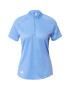 ADIDAS GOLF Tricou funcțional azuriu / alb - Pled.ro