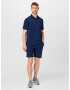 ADIDAS GOLF Tricou funcțional bleumarin / alb - Pled.ro