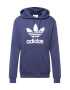 ADIDAS ORIGINALS Bluză de molton 'Adicolor Classics Trefoil' albastru marin / alb - Pled.ro