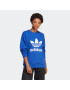 ADIDAS ORIGINALS Bluză de molton 'Trefoil Crew' albastru regal / alb - Pled.ro