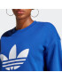 ADIDAS ORIGINALS Bluză de molton 'Trefoil Crew' albastru regal / alb - Pled.ro