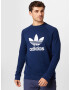 ADIDAS ORIGINALS Bluză de molton 'Adicolor Classics Trefoil' bleumarin / alb - Pled.ro