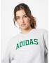 ADIDAS ORIGINALS Bluză de molton gri deschis / verde / alb - Pled.ro