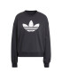 ADIDAS ORIGINALS Bluză de molton gri metalic / alb - Pled.ro