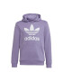 ADIDAS ORIGINALS Bluză de molton 'Trefoil' lila / alb - Pled.ro