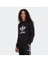 ADIDAS ORIGINALS Bluză de molton 'Adicolor Classics Trefoil' negru / alb - Pled.ro