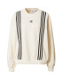 ADIDAS ORIGINALS Bluză de molton 'Adicolor 70S 3-Stripes' negru / alb - Pled.ro