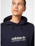 ADIDAS ORIGINALS Bluză de molton 'Adventure' negru / alb - Pled.ro