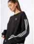 ADIDAS ORIGINALS Bluză de molton 'Adicolor Classics' negru / alb - Pled.ro