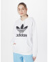 ADIDAS ORIGINALS Bluză de molton 'Trefoil' negru / alb - Pled.ro