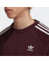 ADIDAS ORIGINALS Bluză de molton roșu bordeaux / alb - Pled.ro