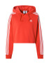 ADIDAS ORIGINALS Bluză de molton 'Adicolor Classics ' roșu orange / alb - Pled.ro