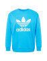 ADIDAS ORIGINALS Bluză de molton turcoaz / alb - Pled.ro