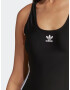 ADIDAS ORIGINALS Costum de baie întreg 'Adicolor 3-Stripes' negru / alb - Pled.ro