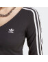 ADIDAS ORIGINALS Tricou 'Adicolor Classics 3-Streifen' negru / alb - Pled.ro