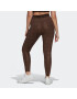 ADIDAS ORIGINALS Leggings ' High Waist Allover Print' ciocolatiu / maro închis - Pled.ro