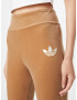 ADIDAS ORIGINALS Leggings 'Adicolor 70S ' maro deschis / alb - Pled.ro