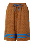 ADIDAS ORIGINALS Pantaloni 'Adicolor 70S Bb Monogram' albastru regal / maro caramel / maro închis - Pled.ro