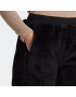 ADIDAS ORIGINALS Pantaloni 'Essentials+ Fluffy Teddy' negru / alb - Pled.ro