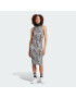 ADIDAS ORIGINALS Rochie 'Allover Zebra Animal Print' negru / alb - Pled.ro