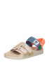 ADIDAS ORIGINALS Sandale 'Adilette 4.0' bej / albastru / lila / portocaliu - Pled.ro