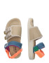 ADIDAS ORIGINALS Sandale 'Adilette 4.0' bej / albastru / lila / portocaliu - Pled.ro