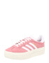 ADIDAS ORIGINALS Sneaker low 'Gazelle Bold' auriu / roz / alb - Pled.ro