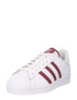 ADIDAS ORIGINALS Sneaker low 'Superstar' roșu bordeaux / alb - Pled.ro