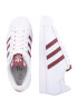 ADIDAS ORIGINALS Sneaker low 'Superstar' roșu bordeaux / alb - Pled.ro