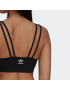 ADIDAS ORIGINALS Sutien negru / alb - Pled.ro