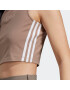 ADIDAS ORIGINALS Top maro deschis / negru / alb - Pled.ro