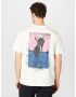 ADIDAS ORIGINALS Tricou 'Adventure' albastru / roz / negru / alb - Pled.ro