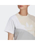 ADIDAS ORIGINALS Tricou bej / gri / alb - Pled.ro