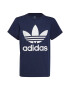 ADIDAS ORIGINALS Tricou 'Trefoil' bleumarin / alb - Pled.ro