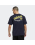 ADIDAS ORIGINALS Tricou 'Athletic Club' bleumarin / galben / alb - Pled.ro