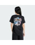 ADIDAS ORIGINALS Tricou funcțional 'Adi Records' albastru / roz / negru / alb - Pled.ro