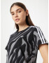 ADIDAS ORIGINALS Tricou 'Abstract Allover Animal Print' gri / gri închis / negru / alb - Pled.ro