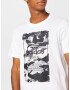 ADIDAS ORIGINALS Tricou 'Graphic Camo' gri închis / alb - Pled.ro