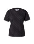 ADIDAS ORIGINALS Tricou 'Trefoil Monogram' gri închis / negru - Pled.ro