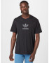 ADIDAS ORIGINALS Tricou 'Trefoil Series Street' gri / negru - Pled.ro