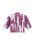 ADIDAS ORIGINALS Tricou 'Thebe Magugu Allover Print ' lila / alb - Pled.ro