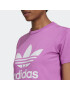 ADIDAS ORIGINALS Tricou lila / alb - Pled.ro