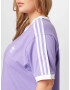 ADIDAS ORIGINALS Tricou lila / alb - Pled.ro