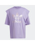 ADIDAS ORIGINALS Tricou 'Always Original' lila / alb - Pled.ro